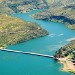 Vista aérea da ponte sobre o Rio Turvo